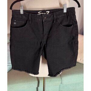 Women’s Seven 7 Black jean shorts size 4